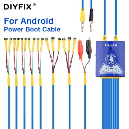DIYFIX Mobile Phone Power Boot Cable For Samsung Huawei Oppo Xiaomi DC Power Supply Motherboard Activation Boot Charging Wire