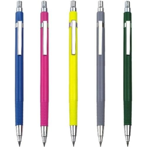 Free shipping 2.0mm mechanical pencil with a sharpener 5pcs each lot engineer pencil automatic pencil propelling pencil mines