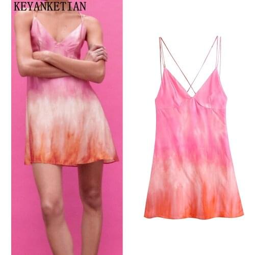 Летние платья мини KEYANKETIAN China At AliExpress