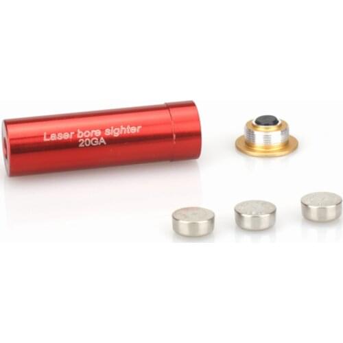 Boresighter 20GA Red Dot Laser Bore Sight 20 GAUGE Shotgun Collimator Laser Sighter Poingter
