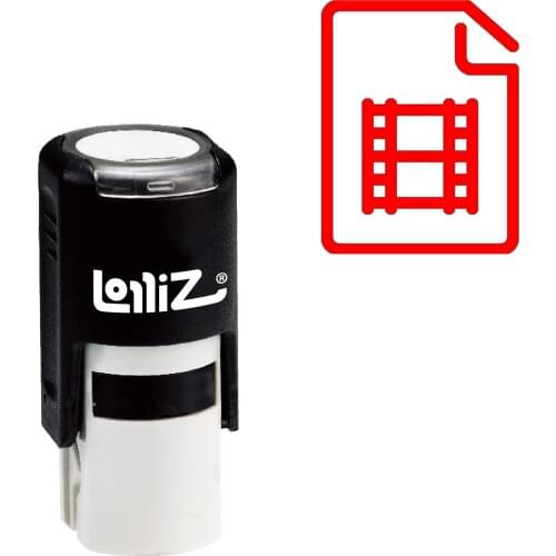 LolliZ Cinema Self-Inking Rubber Stamp - Modern Symbol Series