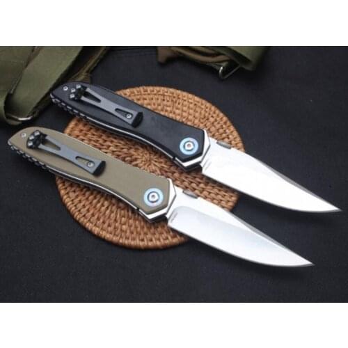 ZT Knife 0372 ZT0372 Folding Blade 9Cr18MoV Ball Bearing Spindle G10 Handle Pocket Tactical Knife Hunting Fishing Knives