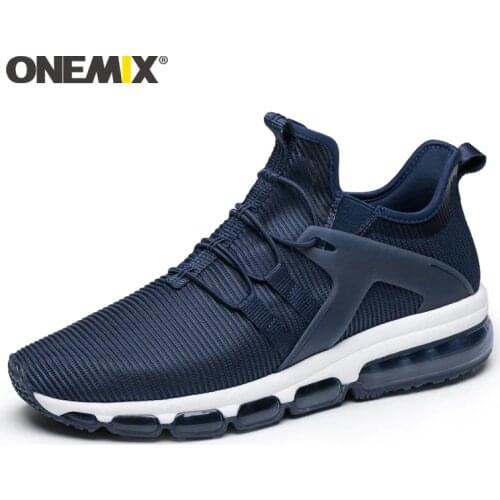 Onemix New running shoes men Air cushion breathable mesh sneakers outdoor walking trekking shoes women sports sneakers for men