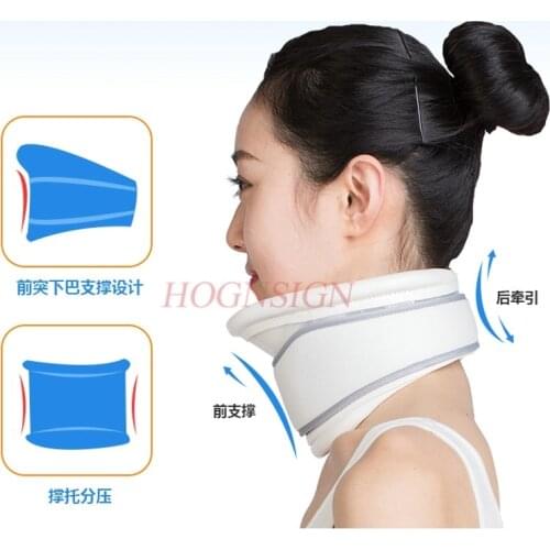 Neck support neck collar correction cervical vertebra artifact fixed sleeve braces forward leaning ankle neck summer bib