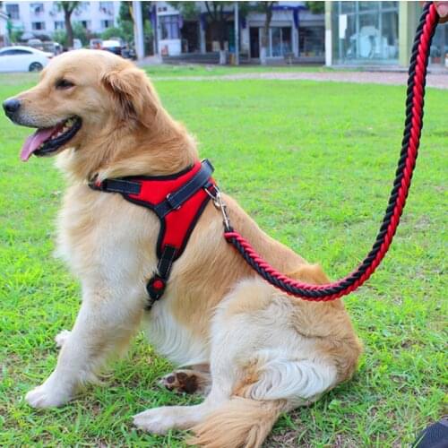 Adjustable Pet Puppy Large Dog Harness for Small Medium Large Dogs Animals Pet Walking Hand Strap Dog Supplies Dropshipping