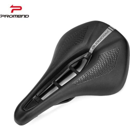 PROMEND MTB Bicycle Seat Saddle Mountain Road Bike Saddles PU Breathable Racing Soft Seat Cushion Short Nose Widened Saddle Mats