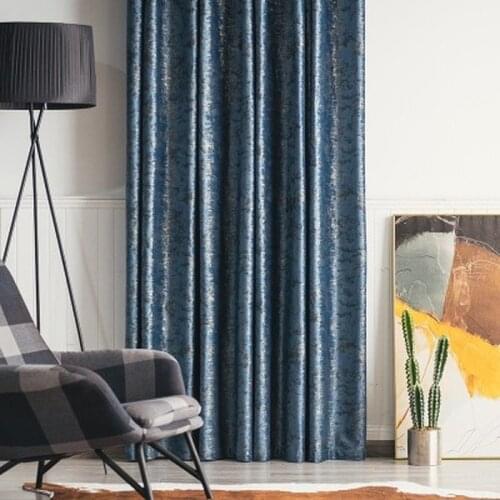 Nordic Curtains for Living Room Bedroom ModernLight LuxuryVelvet Bronzing CurtainHigh-end Flannel Finished Product Customization