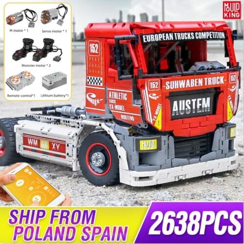 Mould King Building Blocks The App Remote control Motorized Race Truck MKII Set Assemble Bricks Kids Toys Christmas Gift