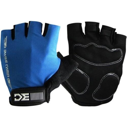 Cycling Gloves Bicycle Anti Slip Breathable Half Finger Short Sports Accessories Men Women Black Red Grey Blue New High Quality