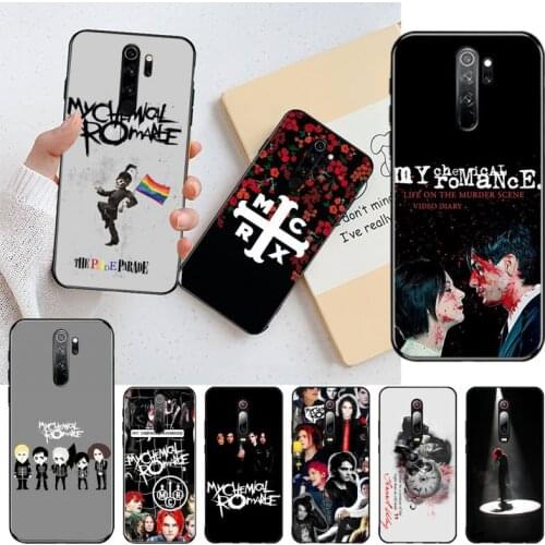 YJZFDYRM My Chemical Romance Coque Shell Phone Case for Redmi 8A Note 9 8 8T 7 6 6A 5 5A 4 4X 4A Go Pro