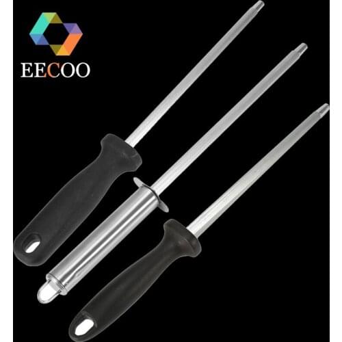 EECOO Apex Pro Stainless Steel Knife Sharpening Rod Knives Sharpening With Loop Easy Hanging Storage Whetstone Kitchen Tools