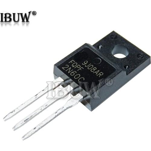 10PCS FQPF2N60C FQPF4N60C FQPF5N60C 2N60C FQPF7N60C FQPF8N60C FQPF10N60C FQPF20N60C Transistor TO-220F TO220F FQPF2N60