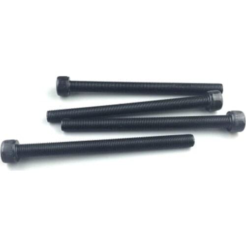 3Pcs M8 12.9 grade high strength Allen inner hexagon Screws Fine teeth 1mm Cup stigma head Screw bolt 55mm-100mm L