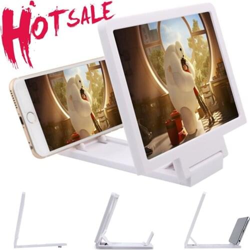 Universal Mobile Phone Screen Magnifier 3D Enlarger Magnifying Video Amplifier Projector Bracket Desktop Holder Stand For Phone