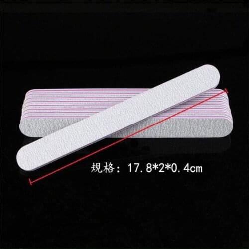 5pcs/10pcs Professional Gray Sandpaper Nail Files 100/180 Nail Sanding Buffers UV Gel Polish Blocks Nail Art Beauty Tools