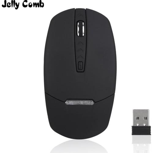 Jelly Comb Wireless Mouse 2.4G USB Nano Receiver Mouse for Laptop Notebook PC Tablet Home Office Portable Slim Mice Illuminate