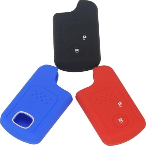 Bilchave 2BT Silicone Car Key Case Fob For Honda Accord Fit CRV Civic 2006 2011 2013 2014 2015 Smart Remote Key Cover Protector