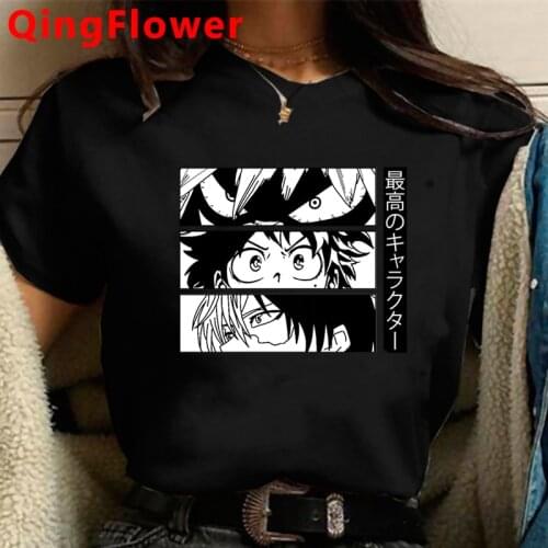 Harajuku My Hero Academia Bakugou T-shirt Men Cute Anime Boku No Hero Academia T Shirt Kawaii Graphic Tshirt Unisex Top Tee Male