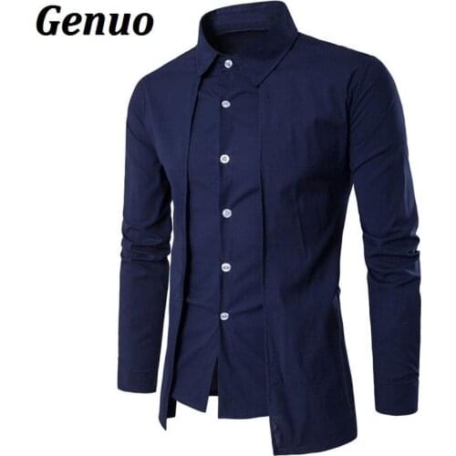 Мужские шелковые рубашки Genuo China At AliExpress