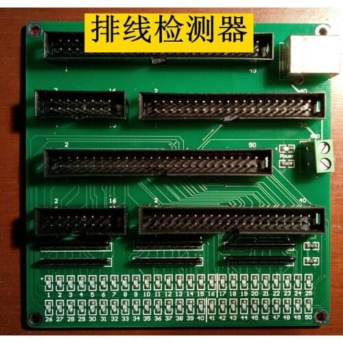 LED Display Cable Data Line on and Off Short Circuit Tester Detector Test Card 16Pin, 50Pin, Etc