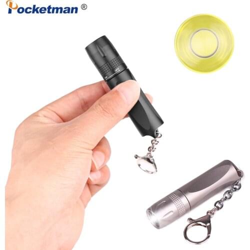 4000LM Mini LED Torch Pocket Flashlight with Keychain LED Flashlight T6 LED Flashlight for Camping Hiking Emergency Flashlamp