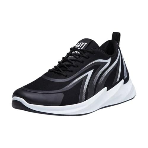 New Fashion Sneakers Men Mesh Casual Sport Shoes Lace-Up Breathable walking mesh Soft Bottom Sneakers