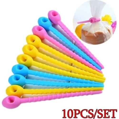 Kitchen diary tie line multifunctional silica gel tie string tie string data line tie belt sealing clip net line receive