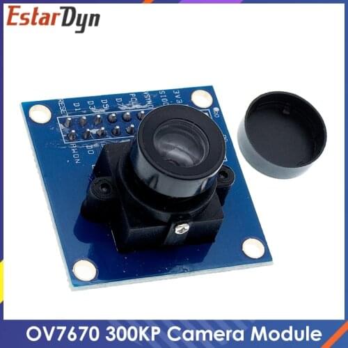 OV7670 300KP Camera Module ModuleSupports VGA CIF Auto Exposure Control Display Active Size 640X480 For Arduino