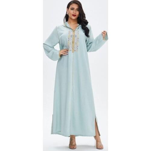 New Ramadan Eid Abaya Dubai Muslim Arabic Dress Turkey Dresses for Women Islam Clothing Robe Longue Jelaba Femme Musulman Kaftan
