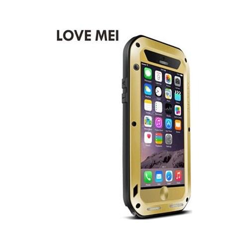 Original Love Mei Waterproof Tempered Gorilla Glass Metal Aluminum For iphone 6 6s 4.7 inch 6 6s plus 5.5 inch Case Cover