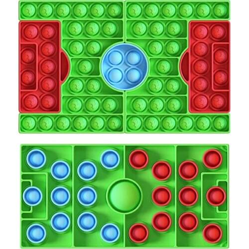 Push Bubble Fidget Toys Splicing Football Field Bubble Fidget Toys Large Checkerboard Stress Relief Puzzle Toy Autism Special