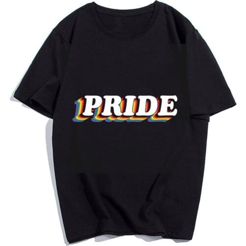 Retro lgbtq pride T-Shirt Tshirt Harajuku Men T Shirt Tshirt Kawaii Female Tshirt Casual Tees Tops