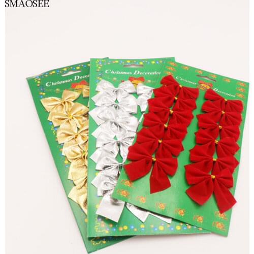 Christmas Pendant Bowknot Christmas Tree Garland Ornaments XMAS Party Decoration Drop 2020 Christmas Decorations For Home Wreath
