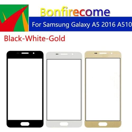 10pcs\lot TouchScreen For Samsung Galaxy A5 2016 A510 SM-A510F A510F SM-A510F/DS Touch Screen Front Glass Panel Outer Glass Lens