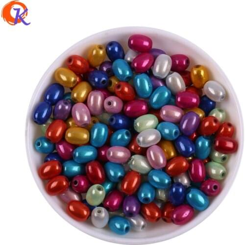 Cordial Design 8*11MM 200Pcs/Lot Fashion Beads Jewelry Chunky Miracle Mix Color Beads For Hand Made Earring Jewelry Making