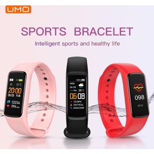 UMO C7 Smart Bracelet Couple Style Men Women Watch IP67 Waterproof Fitness Monitor Sports Smartwatch Band for Android IOS Phone