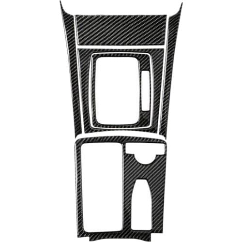Carbon Fiber Interior Central Control Panel Trim Cover for Mercedes C Class W204 2007-2013