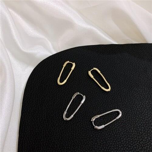 Hiphop Women Earrings Punk Metal Pins Earrings for Women Vintage Jewelry 2020 Femme Party Show Brincos Pin Earring Goth Bijoux