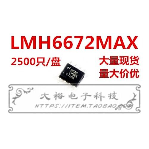 100% New&original LMH6672MAX SOP-8 In Stock
