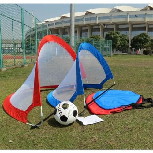 120*81*81cm Childrens Portable football gate Folding Soccer goal net