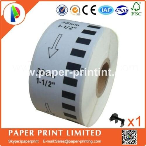 2 Rolls Brother DK-22225 Compatible Etiketten 38mmx30.48M Continuous Label for QL570 DK-2225 Thermal Sticker