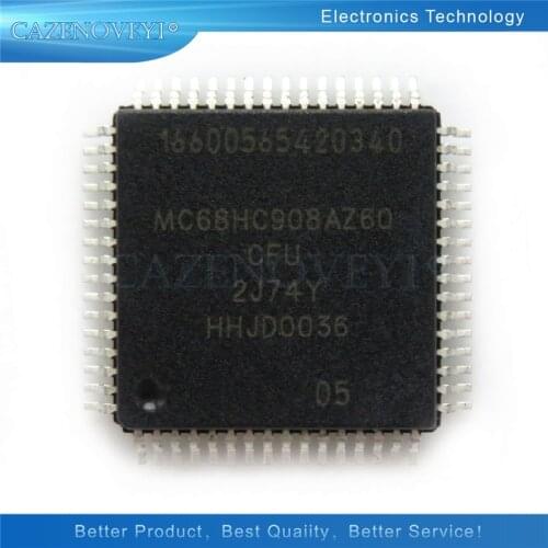 2pcs/lot MC68HC908AZ60CFU 2J74Y MC68HC908AZ60ACFU MC68HC908AZ60 MC68HC908 QFP-64 In Stock