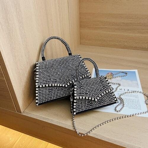 2020 Latest Wholesale Popular Handbags Crossbody Bags Luxury Diamond Bags Purses For Female