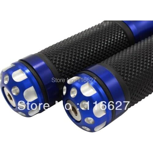 7/8" Handlebar Rubber Hand Grips for Honda CBR Suzuki GSX-R Hayabusa Kawasaki Ninja Yamaha R1 R6 BMW S1000RR Ducati 848 Monster