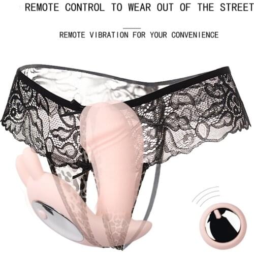 7 Speed Low Voice Clitoral Stimulator Pussy Plug Female Masturbation Remote Control Vibrator Dildo Panties for Women Vagina Toys