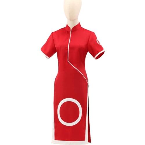 Brdwn Womens Haruno Sakura Child/Shippuden Ninja Suit Official Authorization of China Cosplay Costume Cheongsam