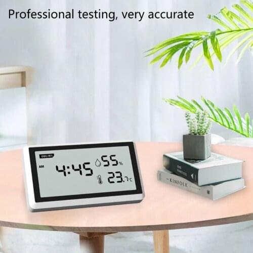 Amvolta LCD Digital Temperature Humidity Meter Backlight Home Indoor Electronic Hygrometer Thermometer Weather Station Baby Room