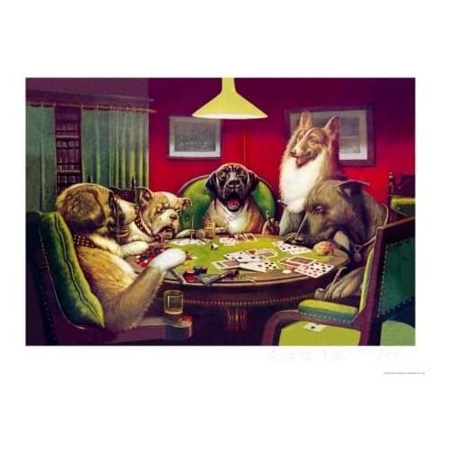 Gift Dogs art Waterloo by Cassius Marcellus Coolidge painting on canvas High quality Hand painted