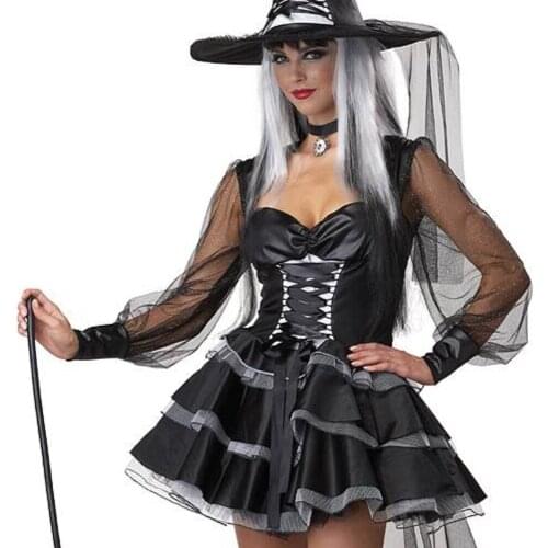 Halloween Costume New Years Costumes New Year Witch Costume Santa Claus Princess Dress for Women Carnival Special Use Material