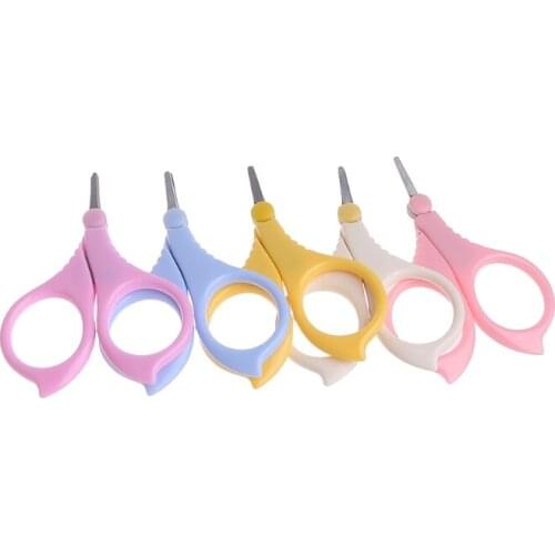 2018 New 1Pc Stainless Steel Safety Nail Clippers Scissors Cutter For Newborn Baby Convenient Random Color Baby Kids Child Gifts